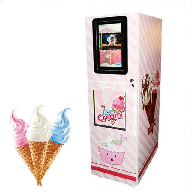 Coin Operated Fully automatic ice cream vending machine