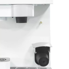 Capsule coffee machine with ice making
