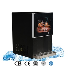 Fully Automatic ice maker dispenser daily production capacity 100kg compatible with coffee machine API provided