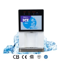 Fully Automatic ice maker dispenser daily production capacity 100kg compatible with coffee machine API provided