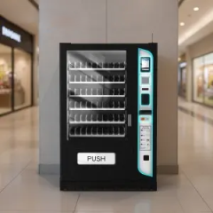 Smart Automatic snacka and drink vending machine with 7 inches touch screen and IOT application