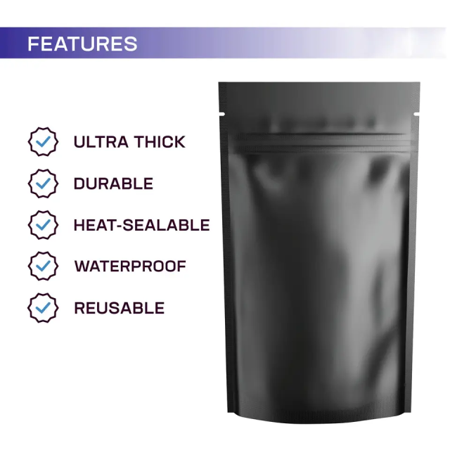 Smell Proof Plastic Packaging Pouch Bags
