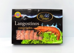 80G 100G seafood carton box with clear window