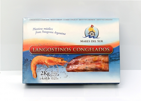 Shrimp carton box with lid