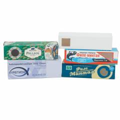 Frozen seafood carton box with clear window