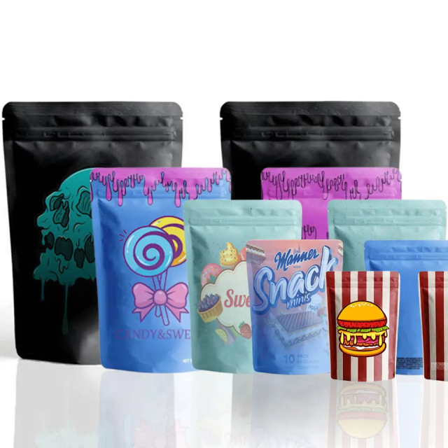 Custom pouch 250g 500g stand up bag