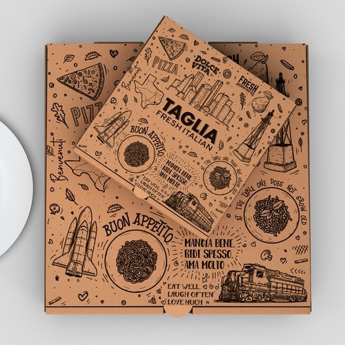 Plain Pizza box 6 10 12 14 15 16 18 inch