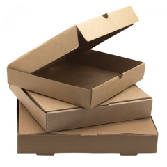 Cheapest Brown Pizza box with 4 colors logo