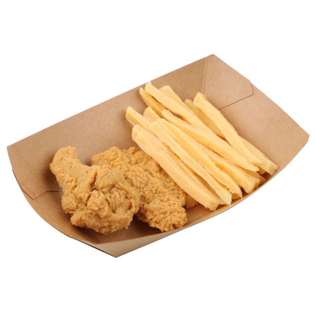 kraft paper disposable lunch container