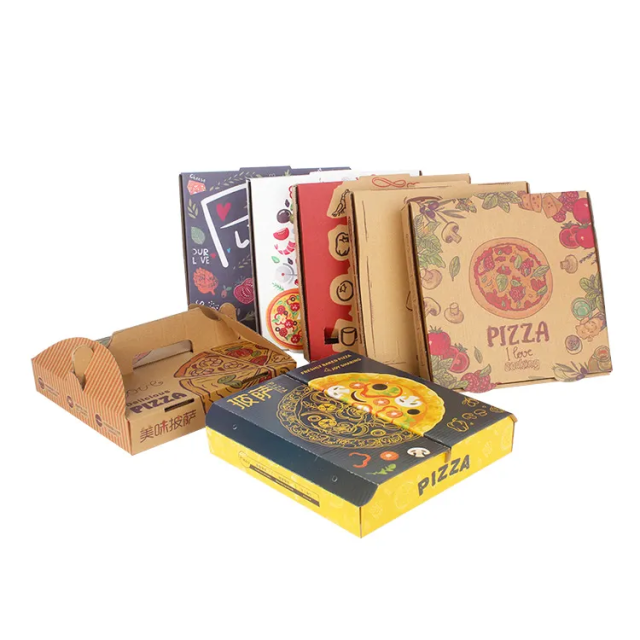Off set printing frozen pizza box