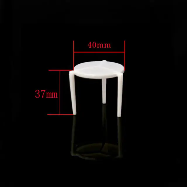 Disposable white pp pizza saver tripod stands