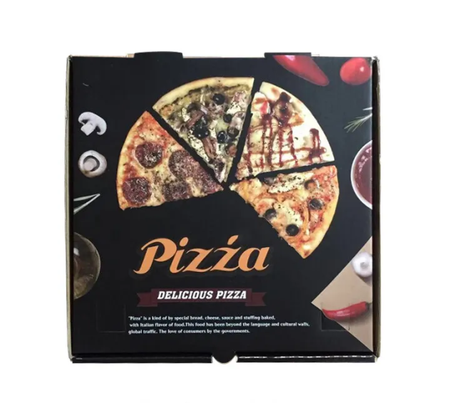 Off set printing frozen pizza box