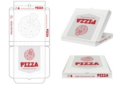 Customized Pizza Box with Logo Printed