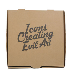 Cheapest Brown Pizza box with 4 colors logo