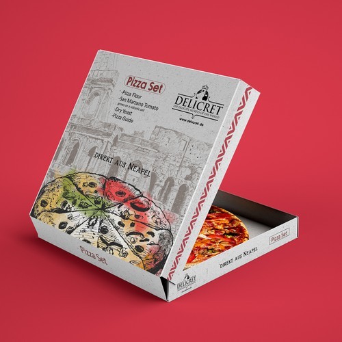 Customized Pizza Box with Logo Printed