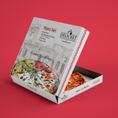 Customized Pizza Box with Logo Printed