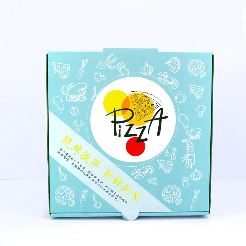 Off set printing frozen pizza box