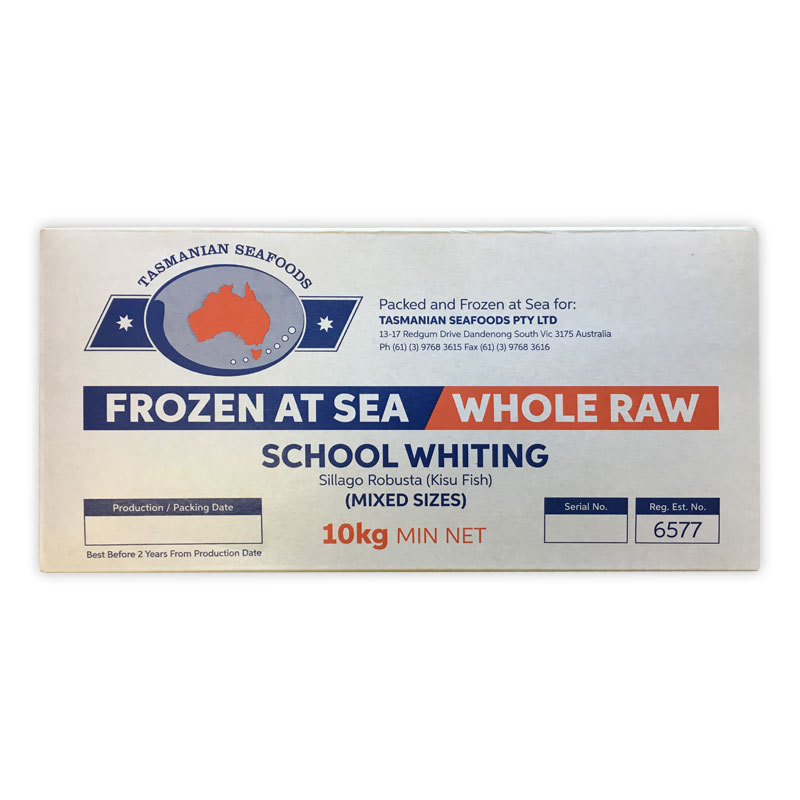 10kg fish fillet cartons for frozen seafood