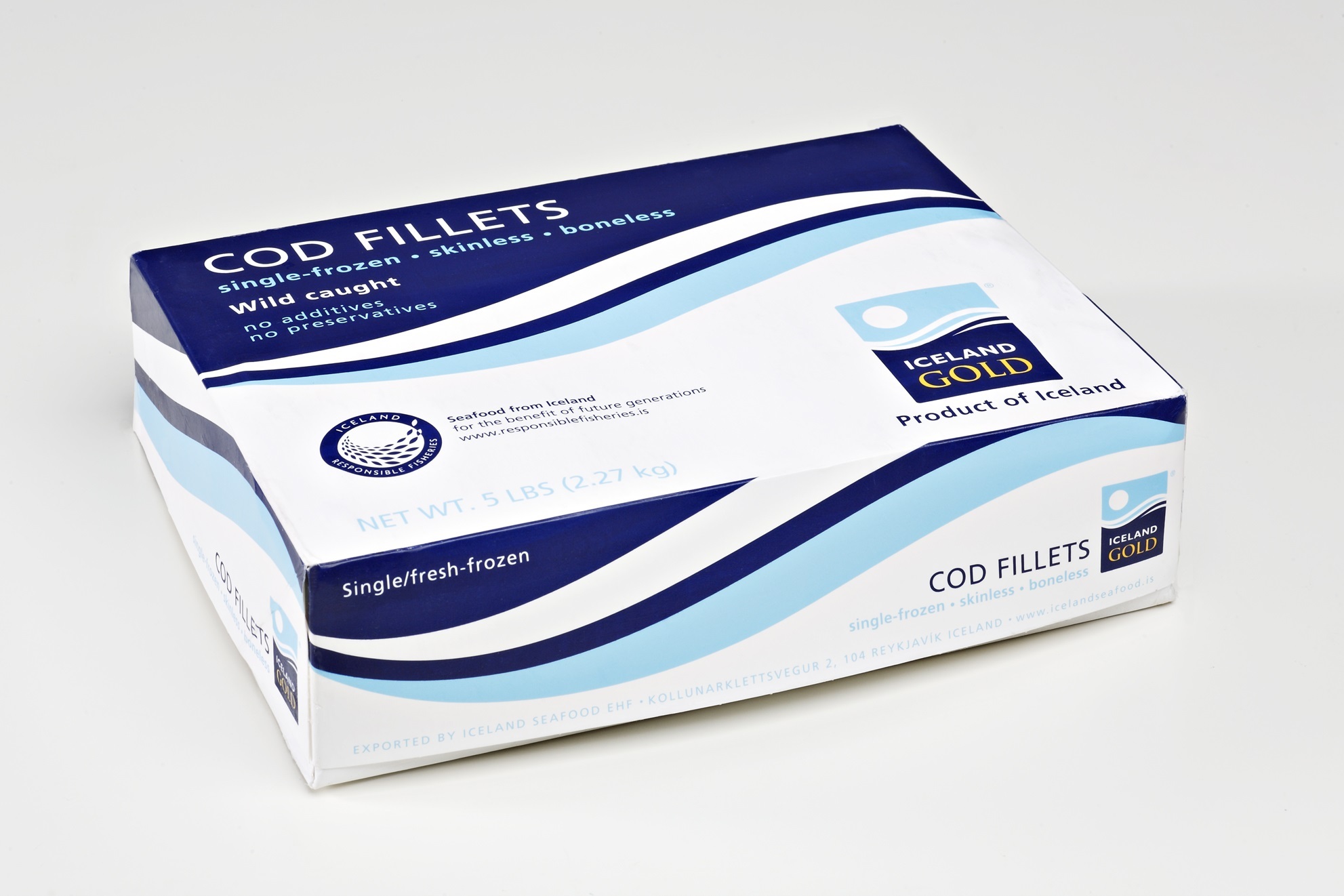 10kg fish fillet cartons for frozen seafood