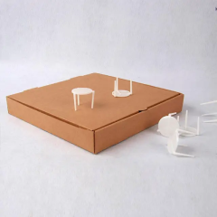 Disposable white pp pizza saver tripod stands