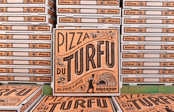 Customized Pizza Box with Logo Printed