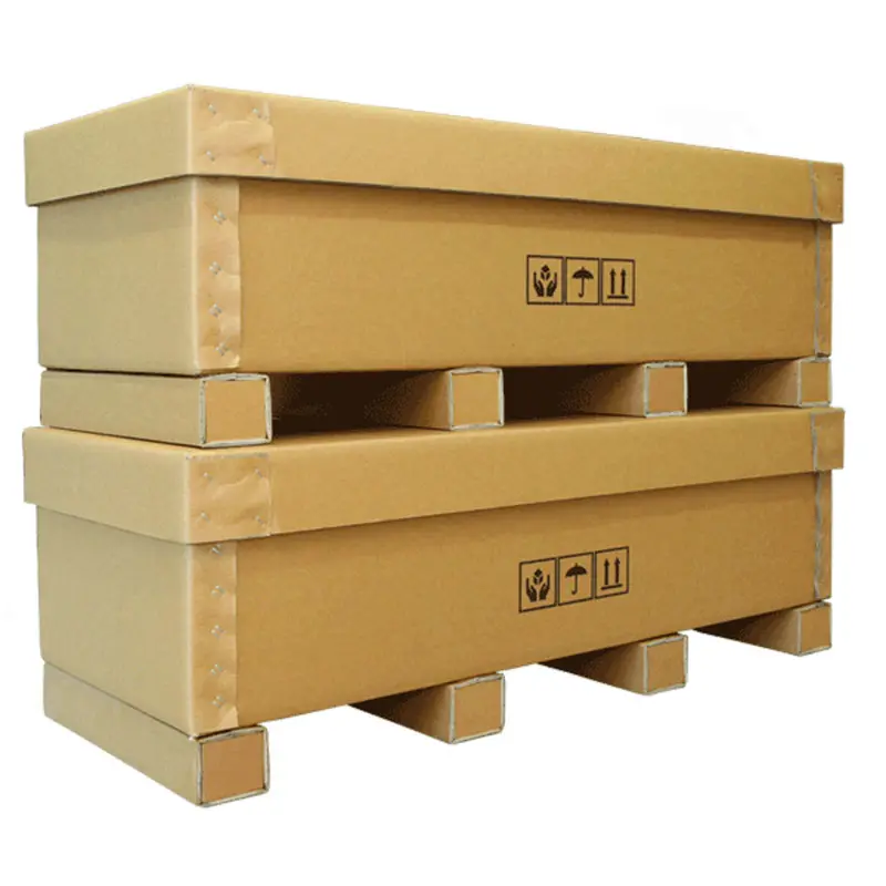 Heavy duty Transportation Shipping paper Box With paper Pallet