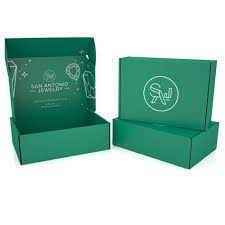 Custom recycled logo printed luxury corrugated folding kraft paper Box