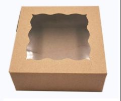 Cake carton boxes with clear window