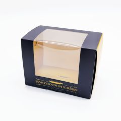 Cake carton boxes with clear window