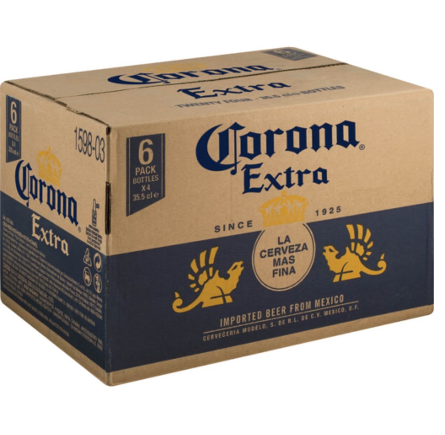 12 24 bottles beer shipping box