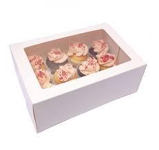 Cake carton boxes with clear window