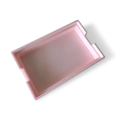 Anti Static pink color EPP packaging foam for LCD panel packing container