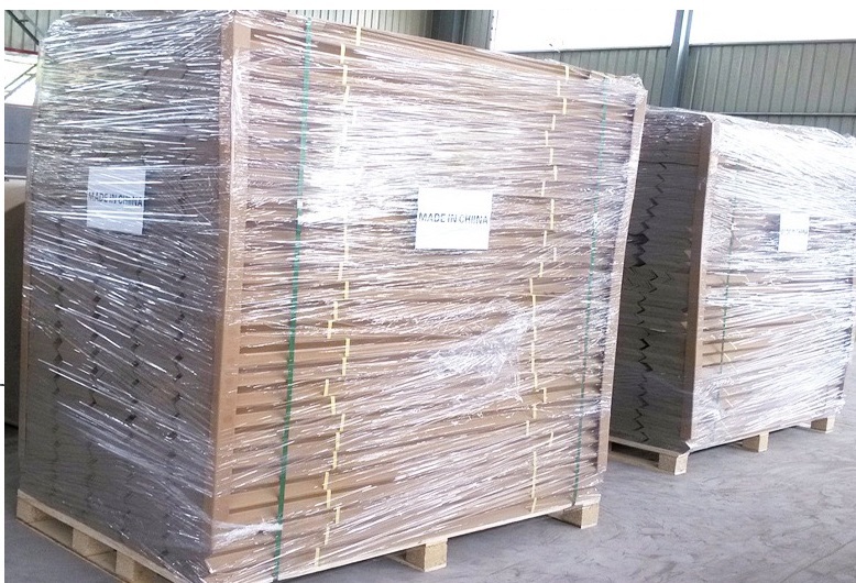 Round solid paper corner protectors, lock type paper corner protectors