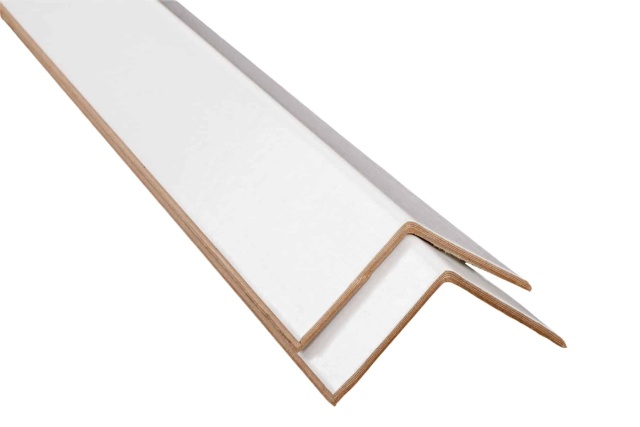 White paper corner protectors with OEM sizes