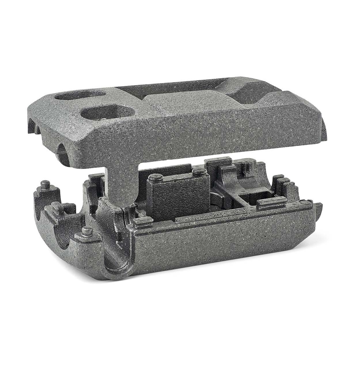 EPP foam cushion material molding insulation foam part with inserts