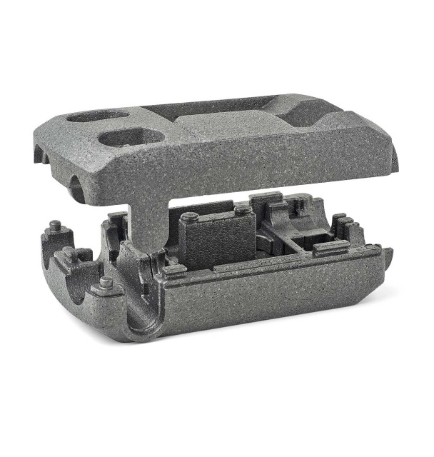 EPP foam cushion material molding insulation foam part with inserts
