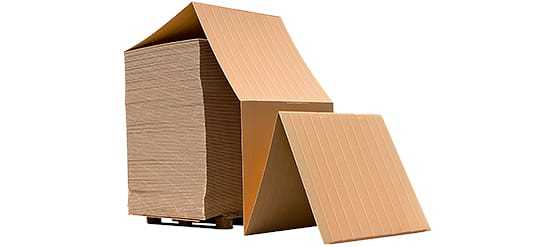 Pre printed custom logo fan fold cardboard sheets from China factory