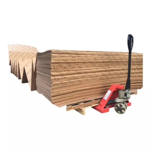 Pre printed custom logo fan fold cardboard sheets from China factory