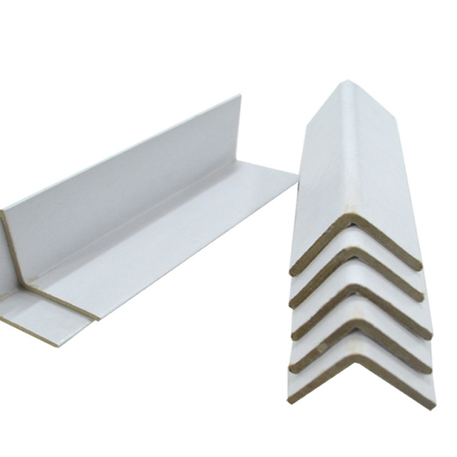 White paper corner protectors paper solid corner protectors