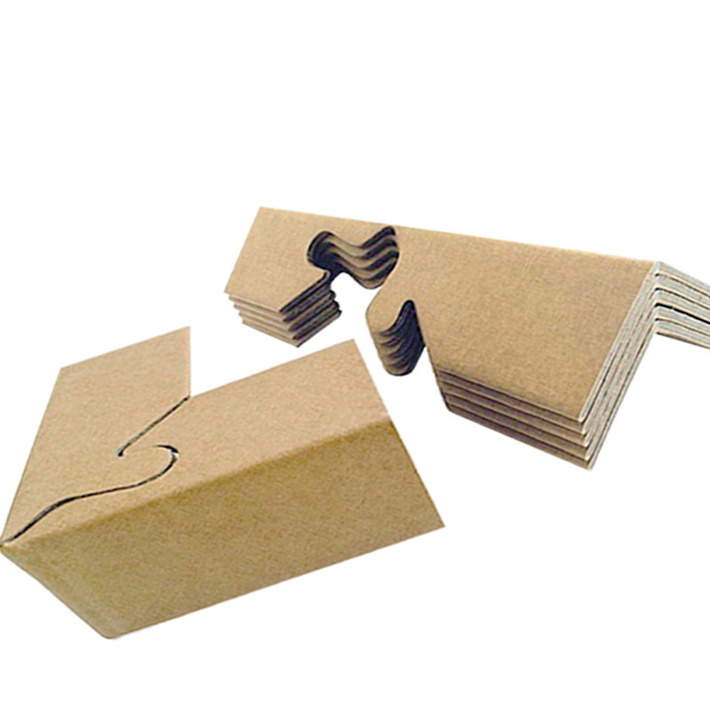 Round solid paper corner protectors, lock type paper corner protectors