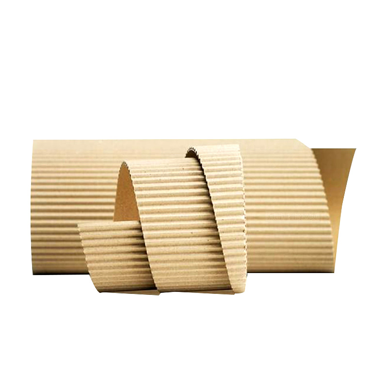 Soft paper fluting sheets for packages