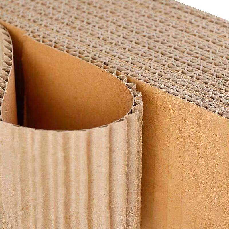 Soft paper fluting sheets for packages