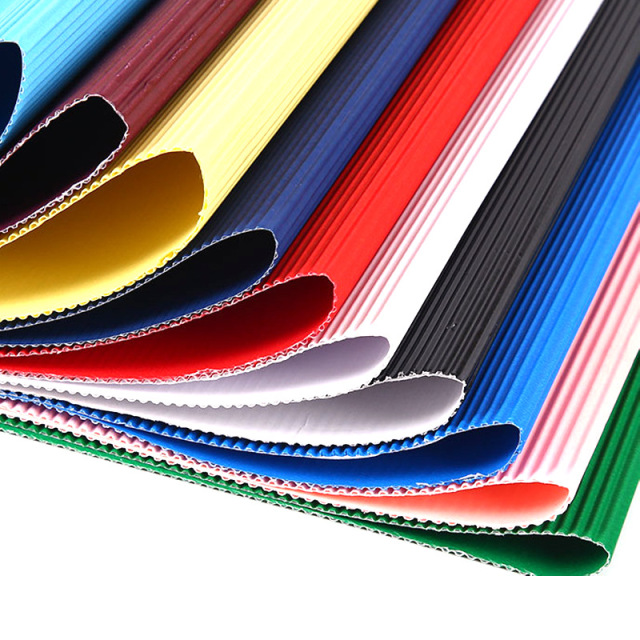 Colorful fluting sheets for Art work kids art class