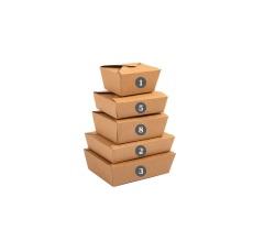 Disposable foldable take away lunch box noodle box fried rice container