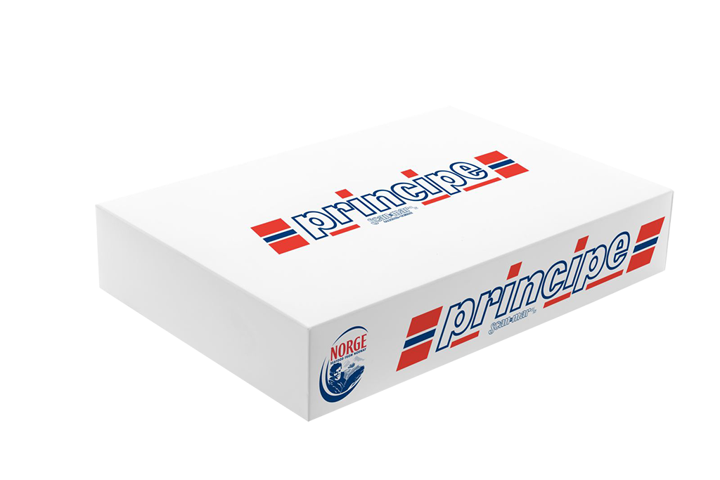 800g 1Kg 2Kg Frozen shrimp carton box waterproof shrimp carton with windows