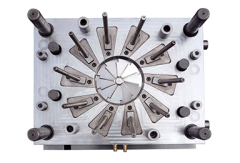 Molde de lâmina de ventilador de fluxo misto