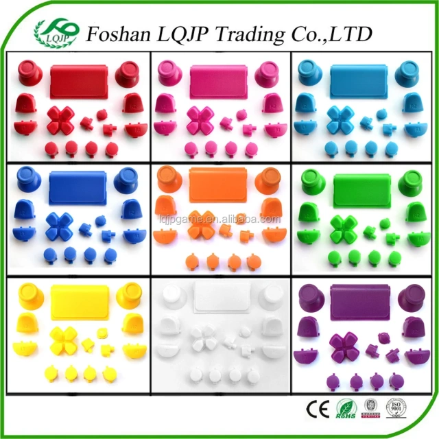 Replacement Full Buttons Custom Mod Kit Set For Sony PS4 for Play station Controller Custom Buttons