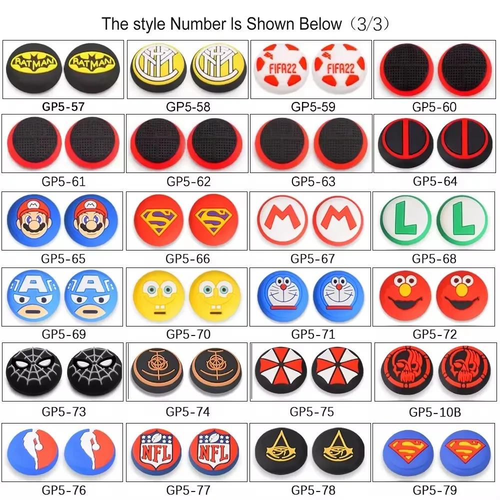 3D Thumb Grip For Nintendo Switch Silicone Case For Xbox One Joystick Controller Cover For PS4/PS5 Joystick Analog Stick Cover