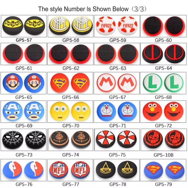 3D Thumb Grip For Nintendo Switch Silicone Case For Xbox One Joystick Controller Cover For PS4/PS5 Joystick Analog Stick Cover