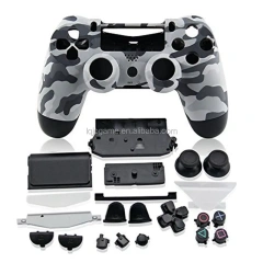 Replacement Shell with Buttons Controller Camouflage Cover Mod Kit buttons For PS4 Controller Gamepad Full Housing Shell Case